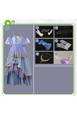2XXT Cosplay Uma Musume Pretty Derby Mejiro McQueen My Heart is Swept Away by Night Breeze Formal Dress Cosplay Costume